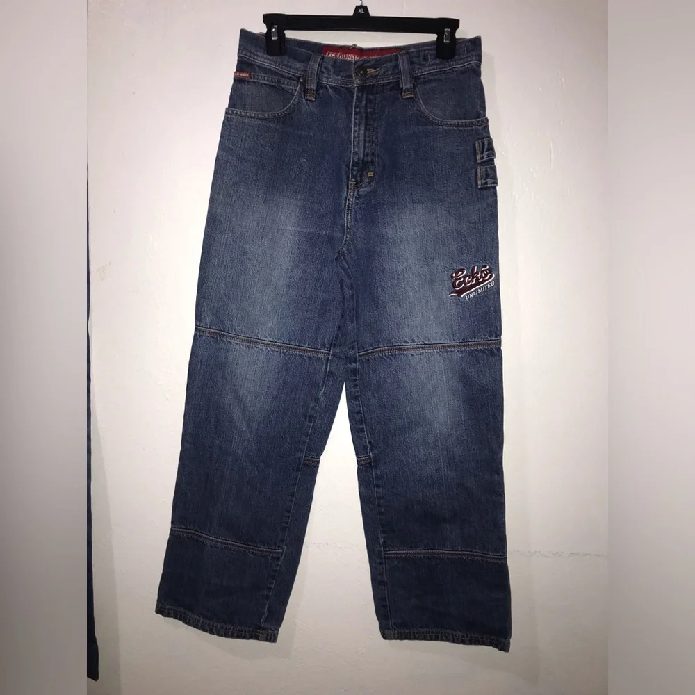 Vintage Y2K ECKO UNLTD. Size 16 Denim Foundry 1972 Boys British Columbia Jeans